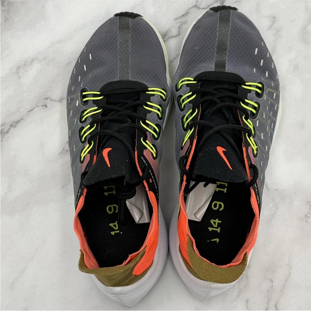 Nike EXP-X14 Shoes Womens Size 7.5 Gray Orange Volt Running Sneakers AO3170-002 - Picture 7 of 10